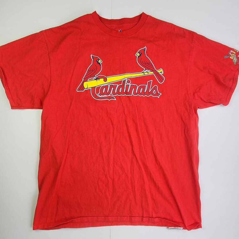 Majestic-athletic Men's Red T-shirt